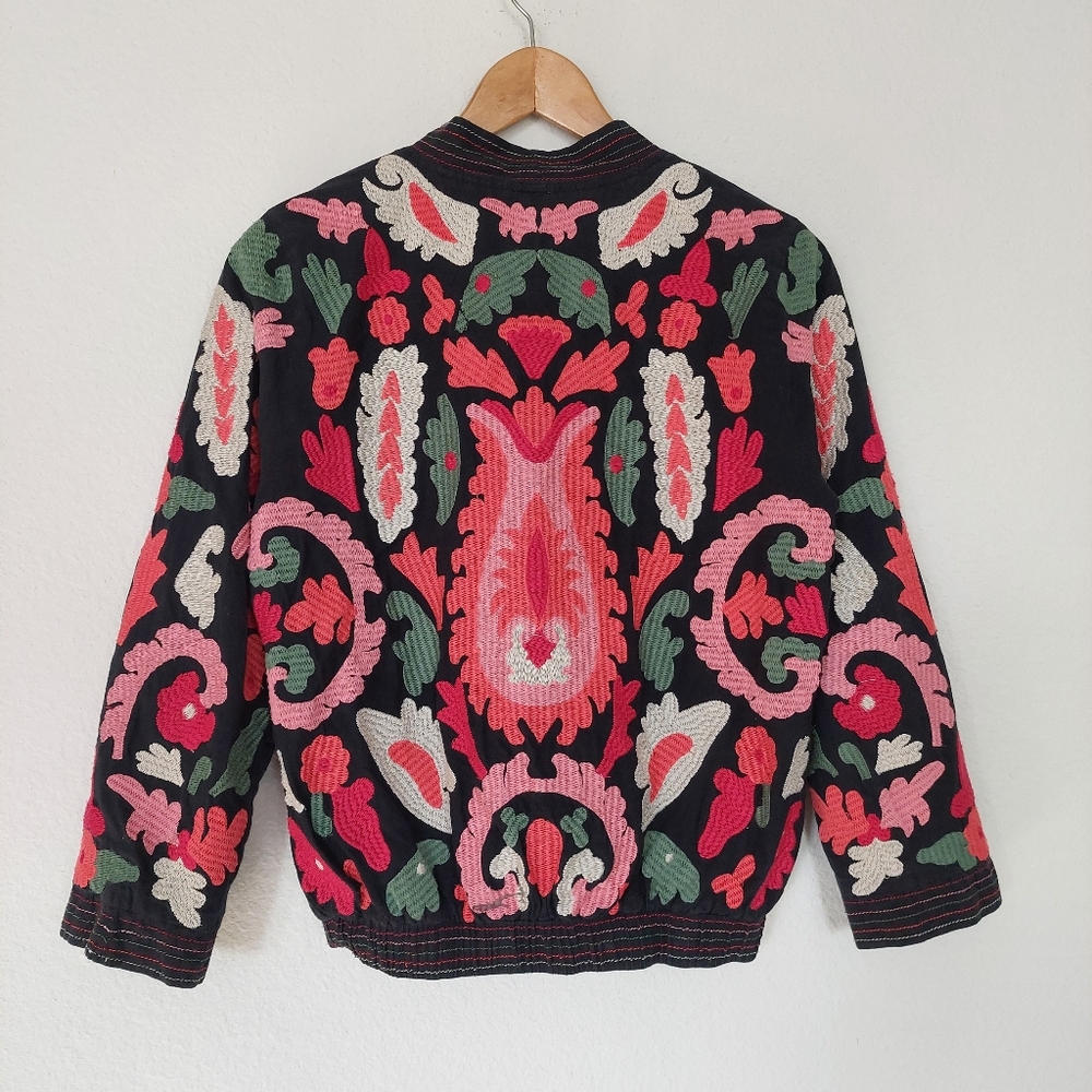 Raga‎ Embroidered Zip Jacket Size Small - Picture 6 of 10